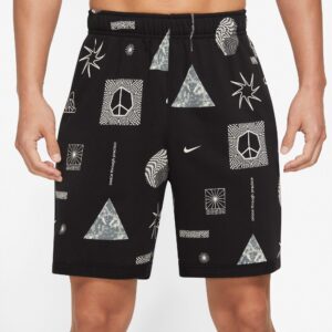 Nike Yoga Thermafit Fleece Shorts Herre Xl Sort