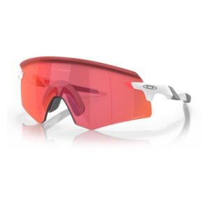 Oakley Encoder Solbriller (Prizm Trail Torch) - One Size, Hvid Unisex til Løb og Udendørs Aktiviteter