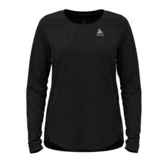 Odlo Zeroweight Dame Langærmet T-shirt - Letvægts, Reflekser, Str. S, Løbetøj