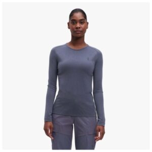 On Merino Long-T Str. Lilla Dame - Komfortabel Uld-mix T-shirt til Løb, Størrelse L, Ideel til Aktivitet og Hverdag