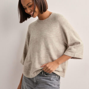 Only - Beige - Onlsimoni 3/4 Pullover Knt Noos