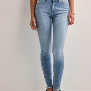 Only - Blå - Onlblush Mid Sk Ak Rw Dnm REA1467 N