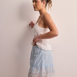 Only - Blå - Onlbondi Skirt Wvn