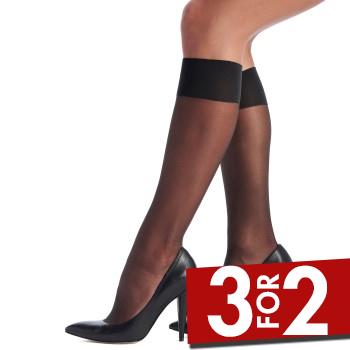 Oroblu Strømpebukser Mi-Bas Jeune 20 Sheer Knee-Highs Sort polyamid One Size Dame Oroblu Strømpebukser Mi-Bas Jeune 20 Sheer Knee-Highs Sort polyamid One Size Dame