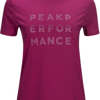 Peak Performance Ground Tee 1 Dame Xs Pink