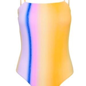 Pieces - Badetøj - PC Anni Swimsuit - Blazing Orange