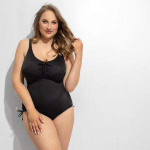 Plaisir badedragt med bøjle, sort, Størrelse: 42/44 C/D, Dame