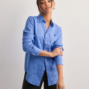 Polo Ralph Lauren - Blå - Classic-Long Sleeve-Button Front Shirt