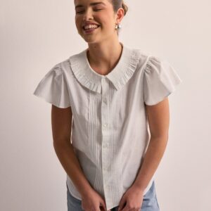 Polo Ralph Lauren - Hvid - Ss Soph Tp-Short Sleeve-Blouse