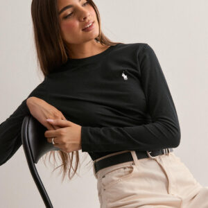 Polo Ralph Lauren - Sort - Newlsrltpp-Long Sleeve-T-Shirt