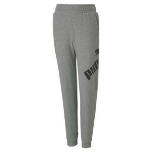 Puma Big Logo Bukser Unisex 140 Grå