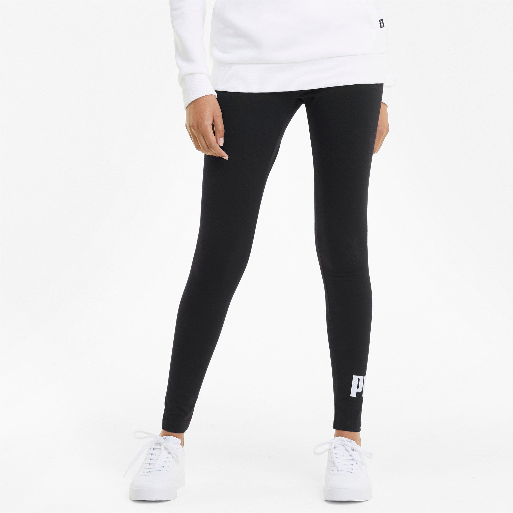Puma Essentials Logo Leggings Dame Xs Sort Puma Essentials Logo Leggings Dame Xs Sort