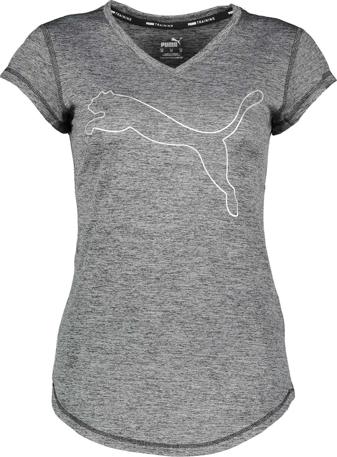 Puma Favourite Heather Cat Tshirt Dame Xs Sort Puma Favourite Heather Cat Tshirt Dame Xs Sort