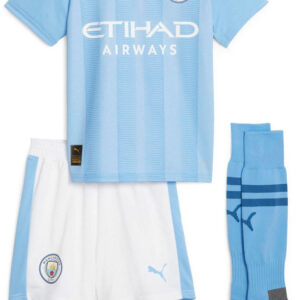 Puma Manchester City 23/24 Mini Hjemmebanesæt Unisex 104 Blå