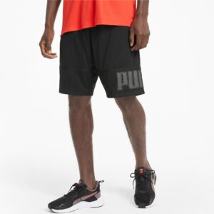 Puma Train Knit 10" Session Shorts Herre Sort