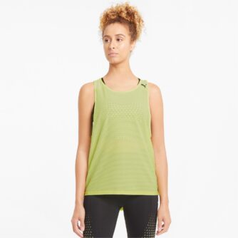 Puma Train Mesh Tank Dame Xs Grøn