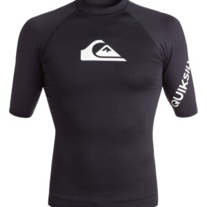 Quiksilver UPF 50+ badetrøje - VOKSEN - sort - All Time - Short Sleeve Rash Vest