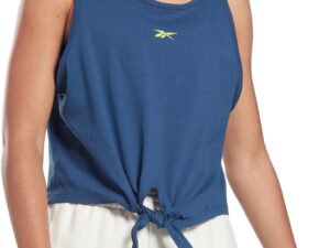 Reebok Front Tie Træningstop Dame Xs Blå