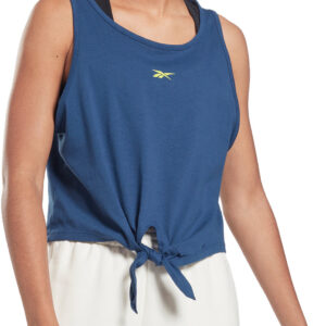 Reebok Front Tie Træningstop Dame Xs Blå