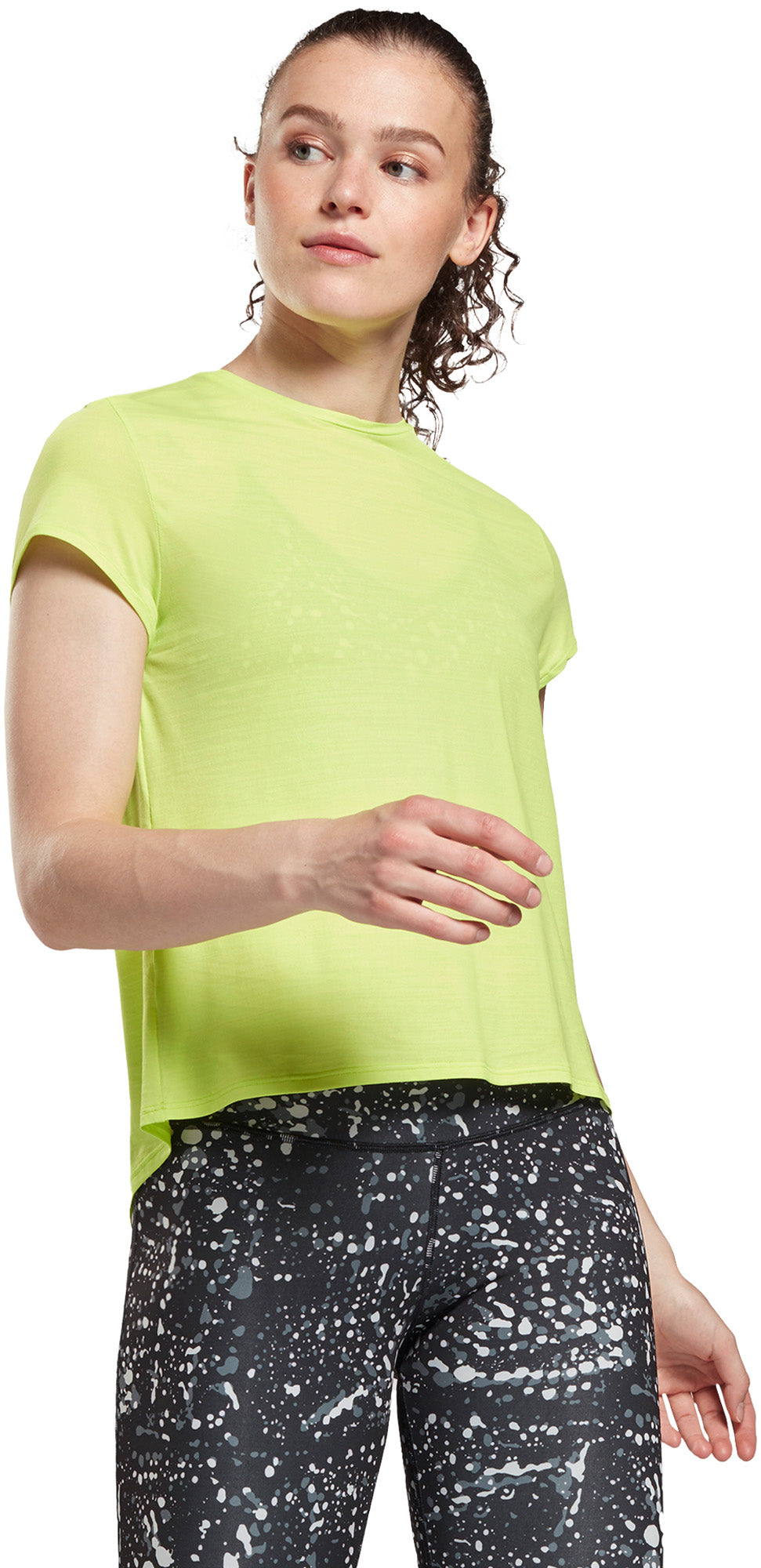 Reebok Workout Ready Activchill Trænings Tshirt Dame Xs Gul Reebok Workout Ready Activchill Trænings Tshirt Dame Xs Gul