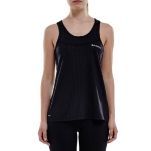 Salming Pure Tank Top Women Sort polyester Small Dame