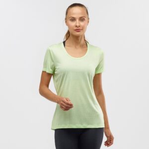 Salomon Agile Tshirt Dame Xs Grøn