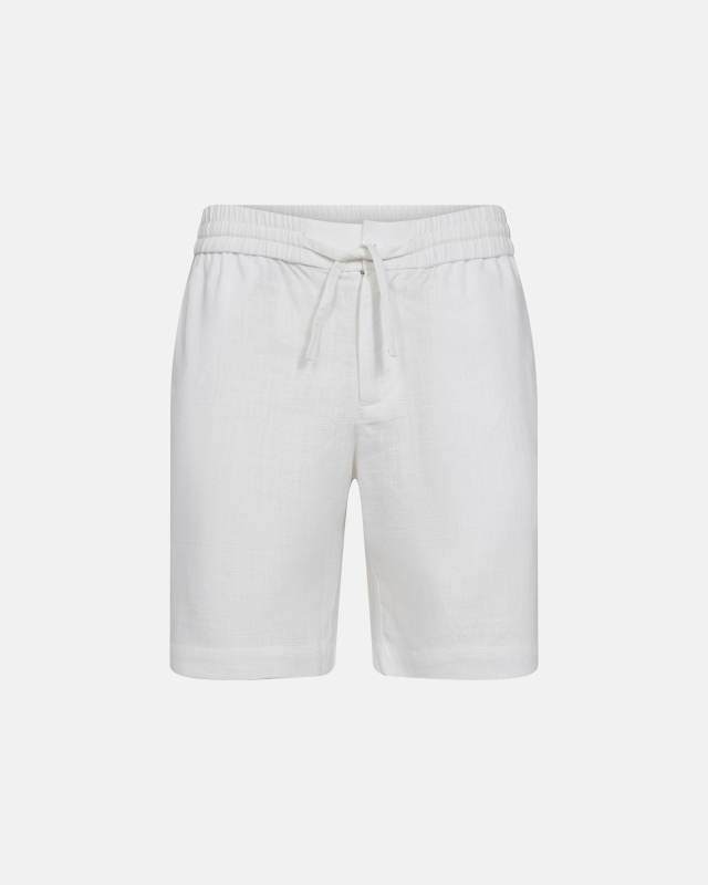 Shorts | Hør/bambusviskose | Hvid Shorts | Hør/bambusviskose | Hvid
