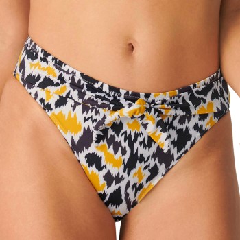 Sloggi Shore Fancy Guppy Bikini Tai Sort/Gul Small Dame Sloggi Shore Fancy Guppy Bikini Tai Sort/Gul Small Dame