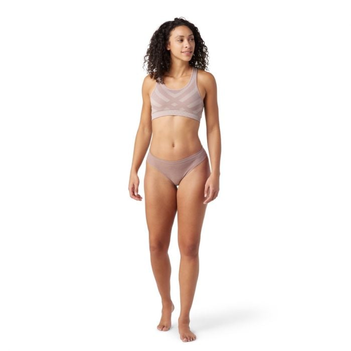 Smartwool Merino Sport Seamless Bikini - XS, Brun | Komfortabelt Løbeundertøj til Dame Smartwool Merino Sport Seamless Bikini - XS, Brun | Komfortabelt Løbeundertøj til Dame