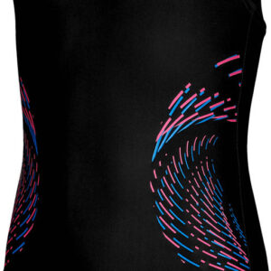 Speedo Placement Muscleback Badedragt Dame 56 Sort