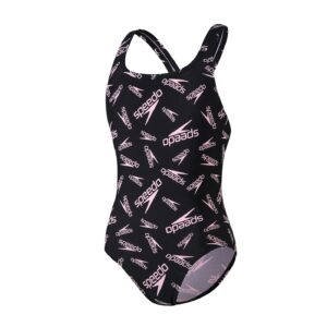 Speedo Printed Medalist Badedragt Dame 116 Sort