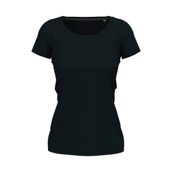 Stedman Claire Crew Neck Mørkblå ringspundet bomuld Small Dame Stedman Claire Crew Neck Mørkblå ringspundet bomuld Small Dame