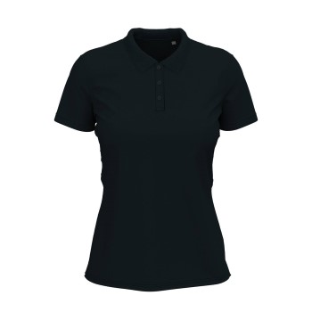 Stedman Claire Short Sleeve Polo Mørkblå ringspundet bomuld Small Dame Stedman Claire Short Sleeve Polo Mørkblå ringspundet bomuld Small Dame