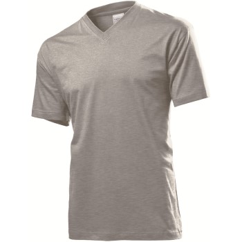 Stedman Classic V-Neck Men T-shirt Mørkgrå bomuld Small Herre Stedman Classic V-Neck Men T-shirt Mørkgrå bomuld Small Herre