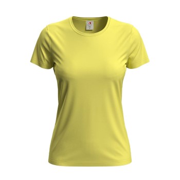 Stedman Classic Women T-shirt Gul bomuld Small Dame Stedman Classic Women T-shirt Gul bomuld Small Dame