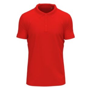 Stedman Clive Short Sleeve Polo Rød ringspundet bomuld Small Herre
