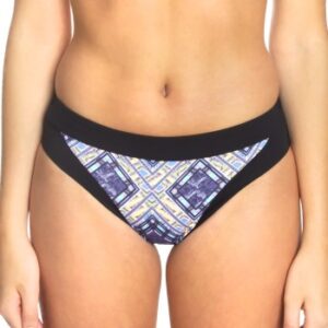 Sunseeker Tribe Attack Full Classic Bikini Panty Sort mønstret 38 Dame