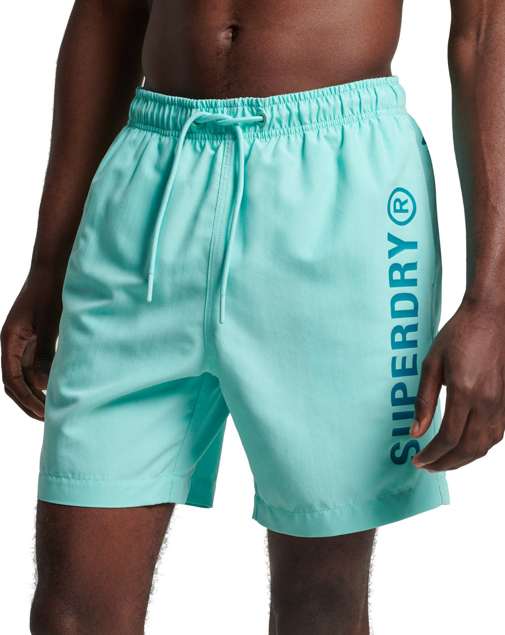 Superdry Code Core Sport Badeshorts Herre Blå Superdry Code Core Sport Badeshorts Herre Blå