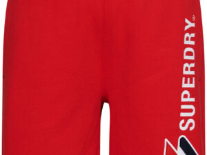 Superdry Code Sl Applique Shorts Herre Rød