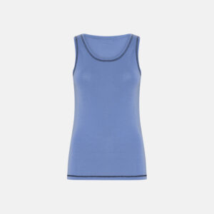 Tanktop | 100% merino uld | Blå