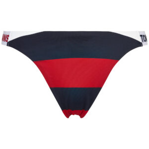 Tommy Hilfiger High Leg Cheeky bikinitrusse, blå, Størrelse: XS, Dame