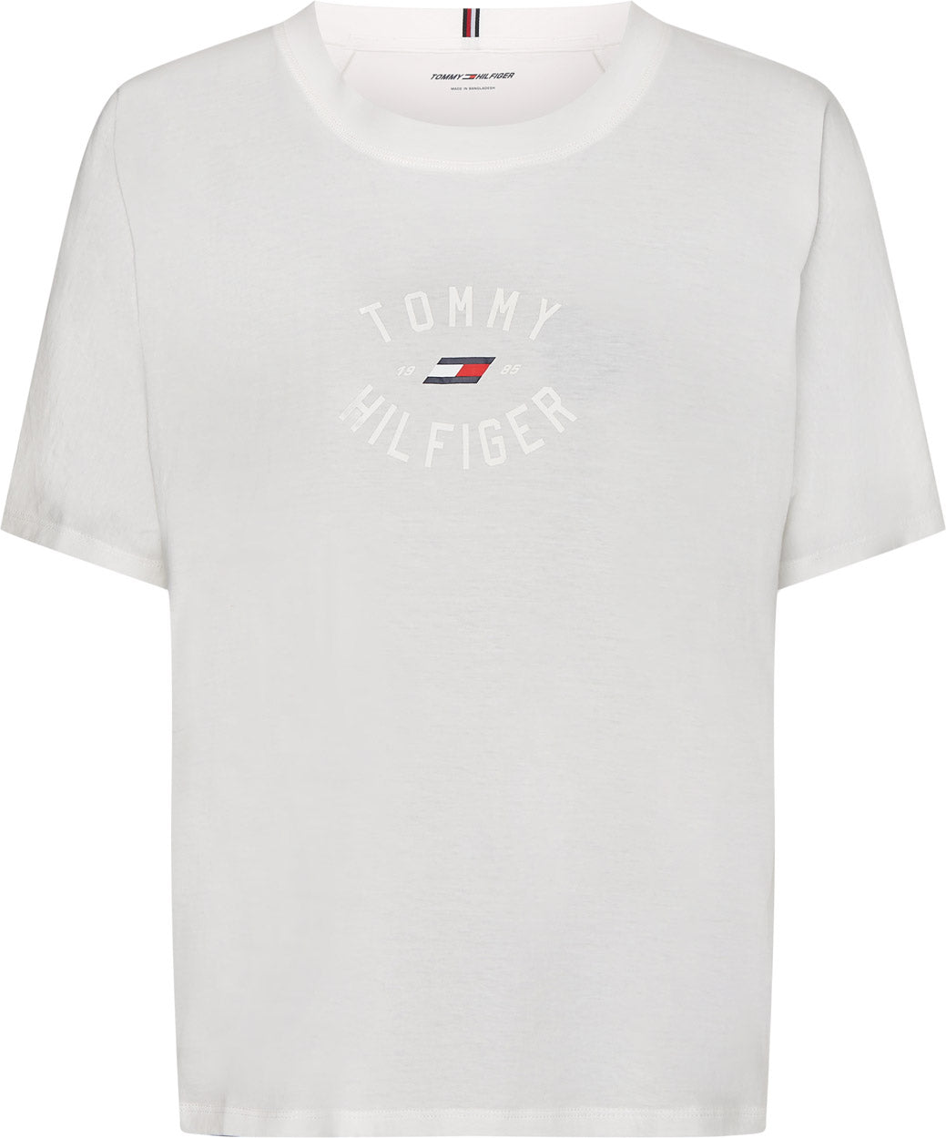 Tommy Hilfiger Sport Relaxed Fit Graphic Tshirt Dame Xs Hvid Tommy Hilfiger Sport Relaxed Fit Graphic Tshirt Dame Xs Hvid