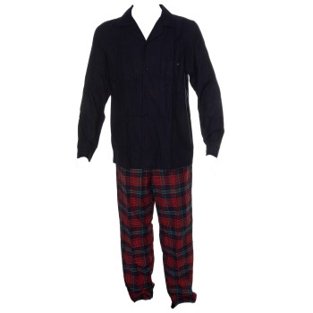 Tommy Hilfiger Tommy Flannel Pyjama Blå/Rød bomuld Medium Herre Tommy Hilfiger Tommy Flannel Pyjama Blå/Rød bomuld Medium Herre