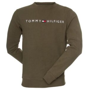 Tommy Hilfiger Tommy Original Track Top LS Militærgrøn økologisk bomuld Medium Herre
