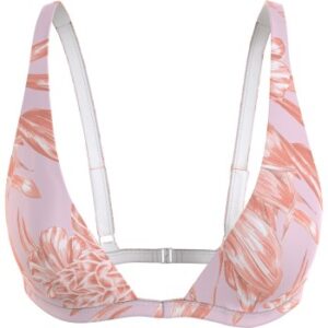 Tommy Hilfiger Triangle Fixed RP Bikini Top Rosa Small Dame