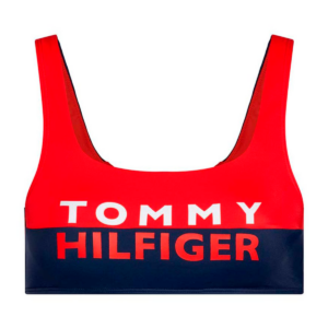 Tommy hilfiger Bralette bikini top, rød, Størrelse: XS, Dame