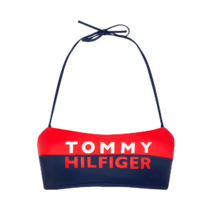 Tommy hilfiger Fixed Bendeau bikini top, rød, Størrelse: XS, Dame