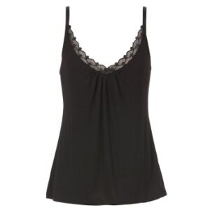 Trofe Core Solids Camisole Sort viskose Medium Dame