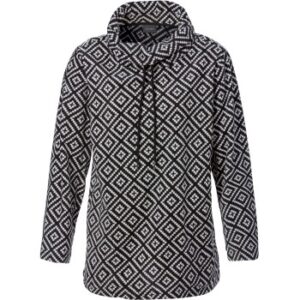 Trofe Polar Fleece Top Sort polyester Medium Dame