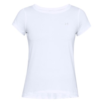 Under Armour Heatgear Armour T-shirt Hvid polyester Small Dame Under Armour Heatgear Armour T-shirt Hvid polyester Small Dame